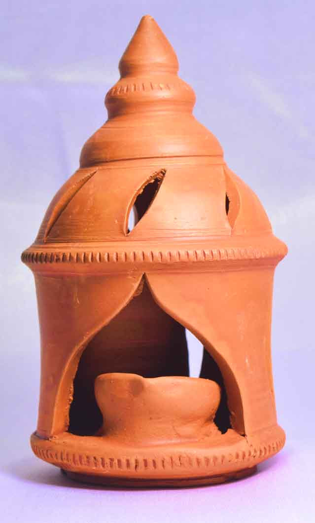 Mandir Diya - Terracotta